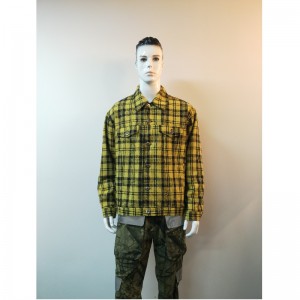 MEN'S YELLOW PLAID JACKET RLMJ0001