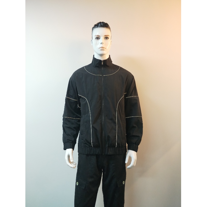 BLACK WINDBREAK DUINE JACKET RLMJ0003