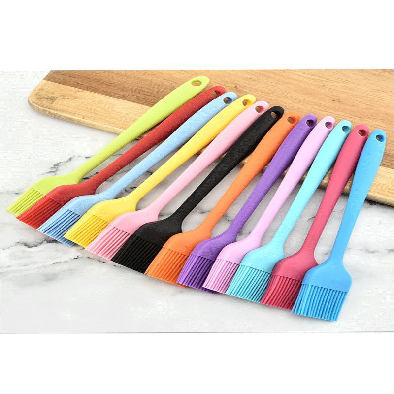 Scuab bia comhtháite Scuab silicone teocht ard resistant Scuab scuab barbeque scuab bácáil uirlis silicone