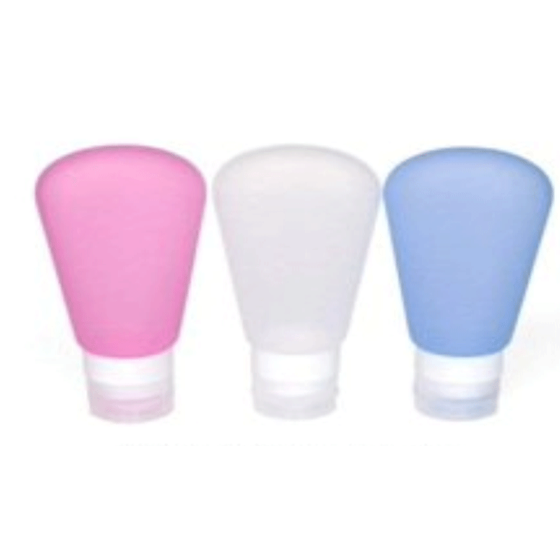 Buidéil taistil leachtacha silicone