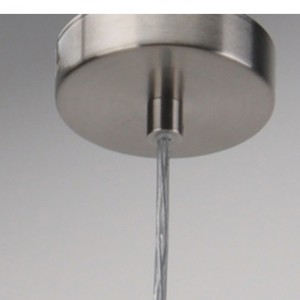 lampa pendant nua-aimseartha le scátha fabraice dubh gearrtha léasair