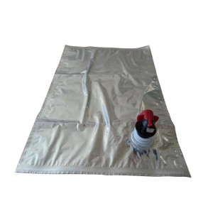 Mála 5l i sú dáileoir fíona bhosca, uisce, mála ola isteach sa bhosca le comhla sconna Mála fíona alúmanaim