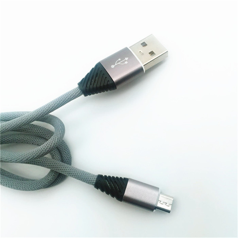 Cotton KPS-1004CB Micrimhilseach Chustaim fíodóireacht 1m 2.2a muirear tapa cábla micrea usb do android