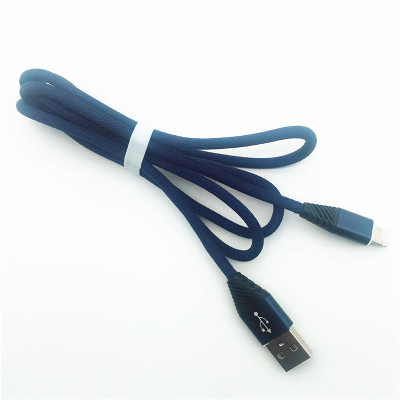 KPS-1004CB 8pin Ard-chaighdeán 1M 2.2A cadás fíodóireacht a mhuirearú go tapa cábla sonraí usb