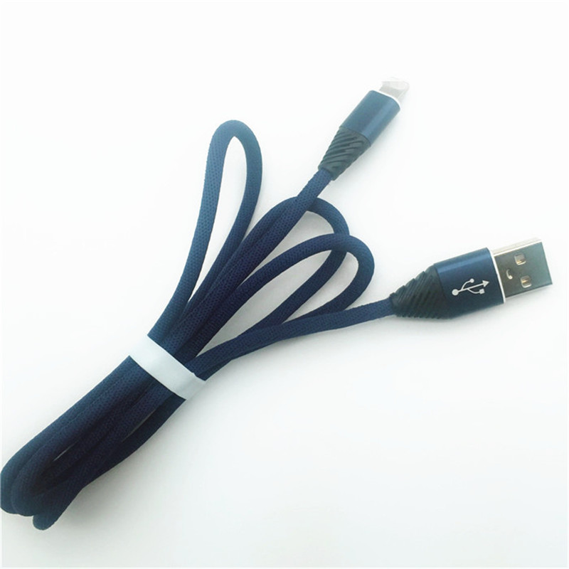 KPS-1004CB 8pin Ard-chaighdeán 1M 2.2A cadás fíodóireacht a mhuirearú go tapa cábla sonraí usb