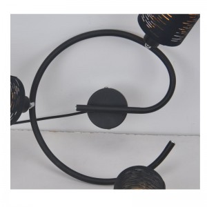 féach solas 3LT le scáth fabraice gearrtha léasair