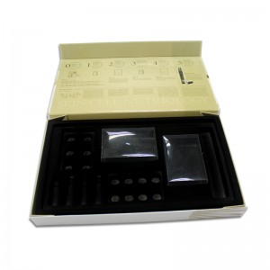 Bosca Bronntanais Cineál an Leabhair Chustaim le haghaidh pacáistiú cosmaidí