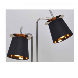 Lampa tábla le scáth fabraice, agus bileog maisiúcháin