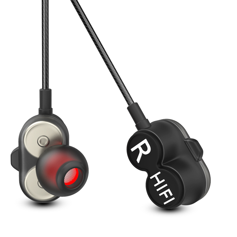 Callaire HiFi Steirió sreangaithe i gcluas Headphone