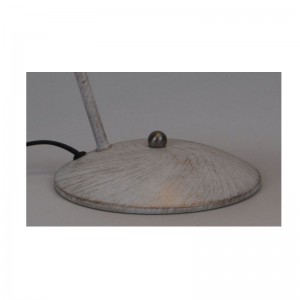 Lampa Tábla le scáth miotail choigeartú feidhm agus bán brushed óir