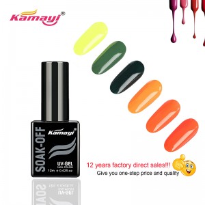 Kamayi 72 Colors12ml, Uv Glóthach ingne Polainnis Uv Glóthach Polainnis