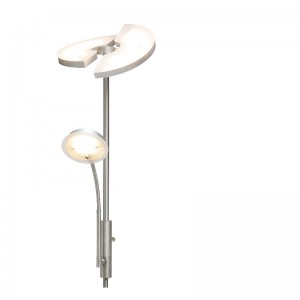 Faoi stiúir lampa urláir mháthair \u0026 mac ardvoltais le painéal LED leath-bhabhta