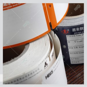 Ribbon inphriontáilte fritháireamh a dhéanamh ar chlib hang ardteochta inphriontáilte le frithsheasmhacht in aghaidh clib