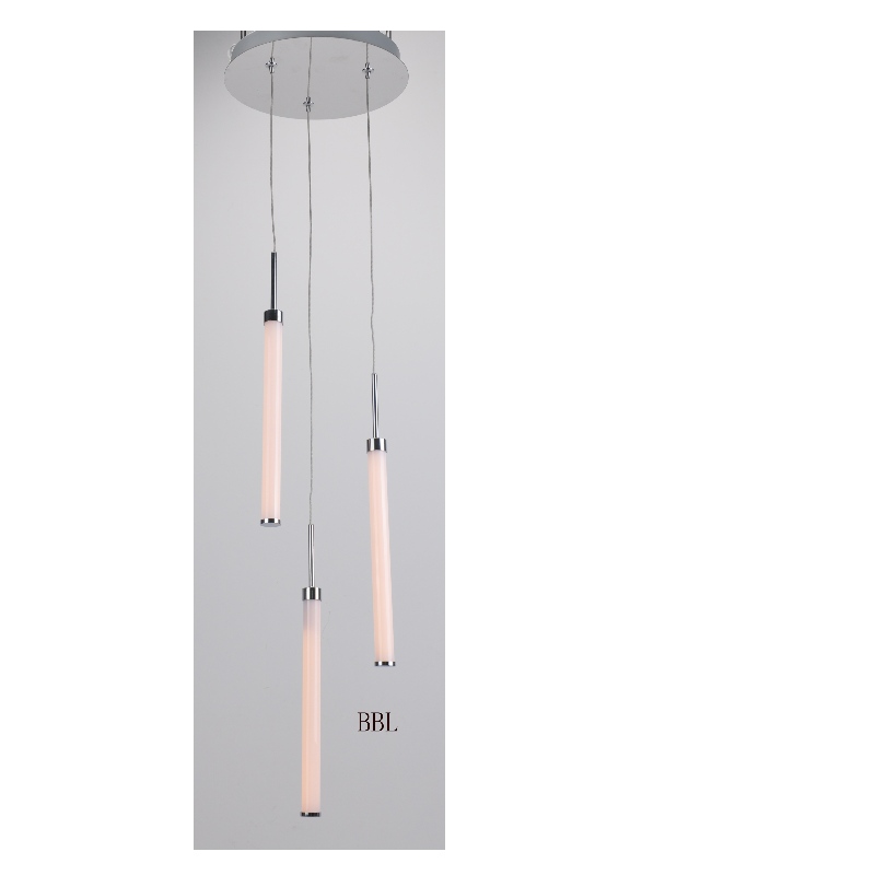 LED ripatsilamp 3pc akrüülsirge toruga