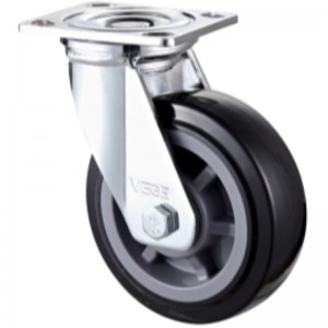 Rasvane tollimaks Must TPE rattaga kaetud kroomitud korpus