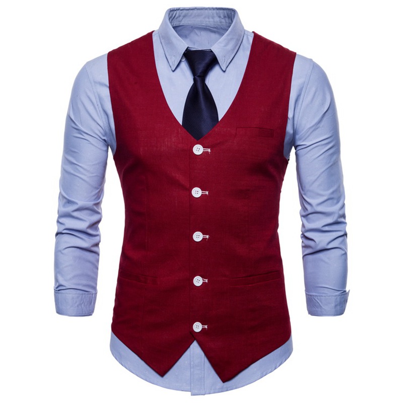 100% polüester Woven Vest / Waistcoats