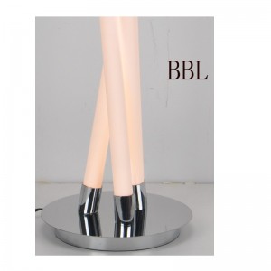 LED-laualamp, millel on 3pc akrüülsirge toru