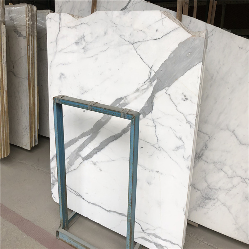 Bianco Statuario Marble Slab