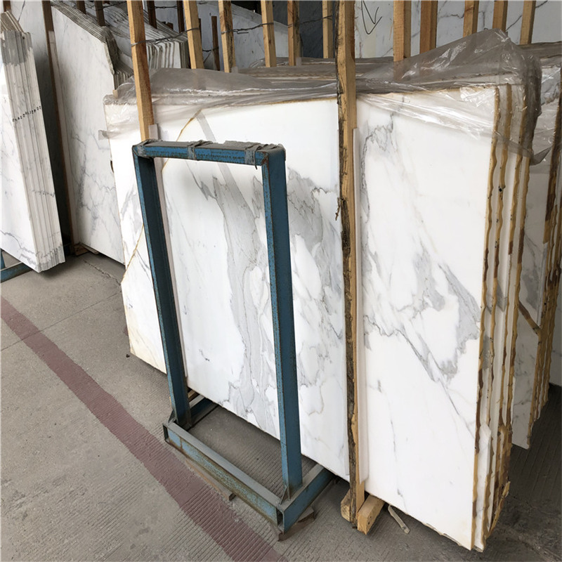 Bianco Statuario Marble Slab