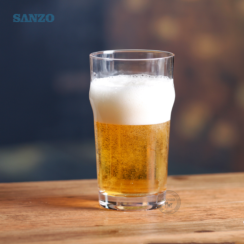 Meaisín Gloine Beoir Mionbhrú Ceardaíochta Beoir Ceardaíochta Sanzo 16oz Péint Beoir Déanta Gloiní Beoir Pint Cheap