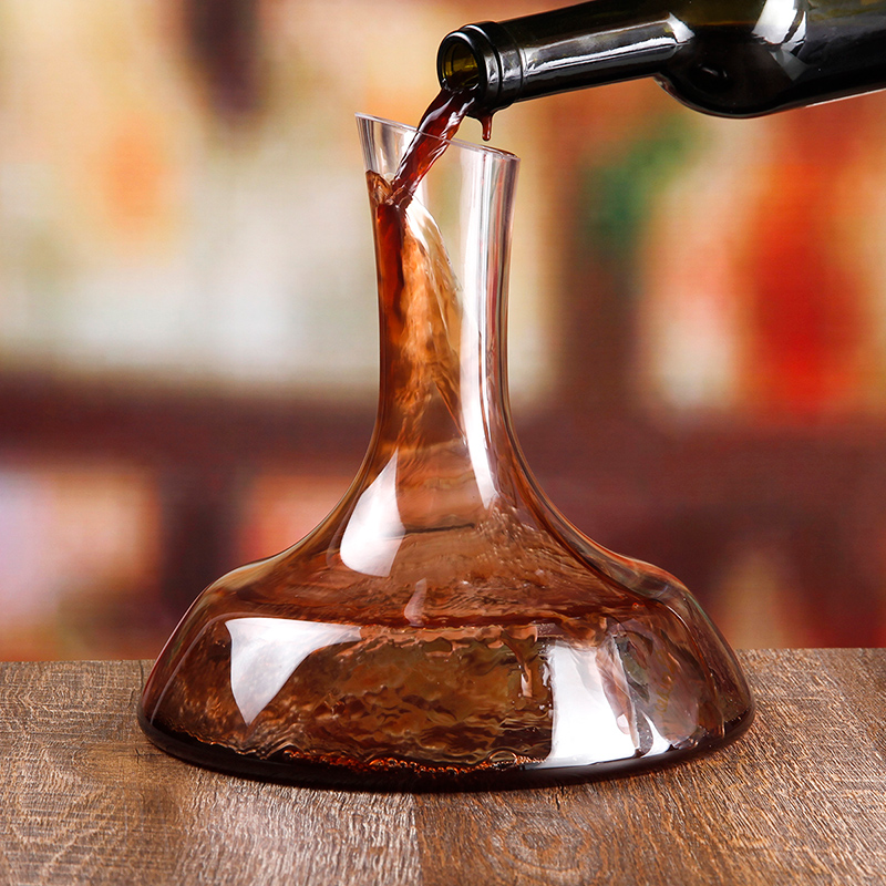 Cáilíocht Fíon Decanter Dearadh Decanter Cara Fíon Dearg 2300ML Decanter Gloine Saor in Aisce