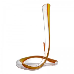 Dramhaíl Fíona Stíl Gloine Snake Gloine \/ Cruthanna Smooth 1200ml \/ 40oz Fána