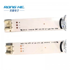 lionsa mór bunaidh ardchaighdeáin LG tv stiallacha faoi stiúir solais