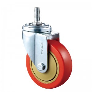 Dualgas Meánach - Tithíocht plátáilte chrome le roth Orange TPE16