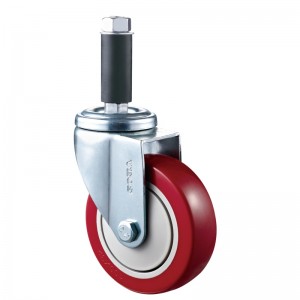 Dualgas Meánach - Tithíocht plátáilte chrome le roth dearg DPEand TPE