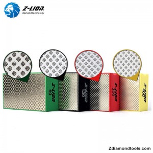 Pads láimhe snasta diamant ZL-37CS saor le haghaidh gloine