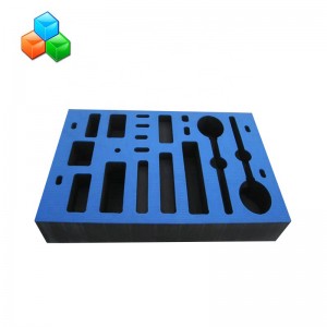 Dea-chaighdeán a rinneadh sa tSín, cuir isteach cruth dath eva spúinse cúir spúinse i gcomhair boscaí bréige cosanta bosca jewelry isteach sa bhosca