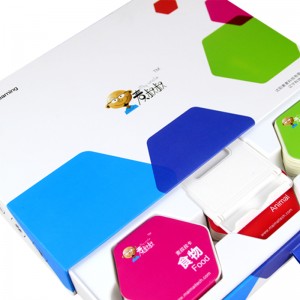 Cineál Tarraiceán Bosca Bronntanais Chustaim Chruthaitheach Plus Taispeáin Míreanna Blister