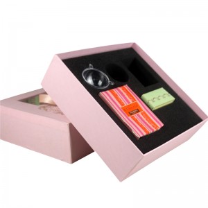 Taispeánann Bosca Tote Elegance Sraith Iomlán de Bhia Tae Bronntanais le Bosca Bronntanais Láimhe