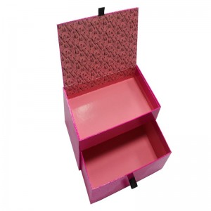 Cineál Bosca Saincheaptha Gairmiúla Drawer Dúbailte Bosca Bronntanais Grád ard