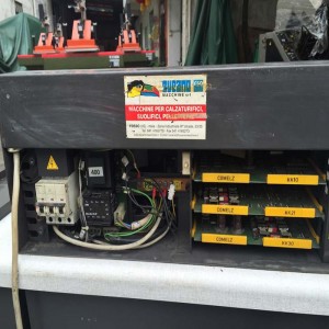 úsáidtear meaisín bróg na hIodáile COMELZ SS20 as meaisín scamhadh leathair