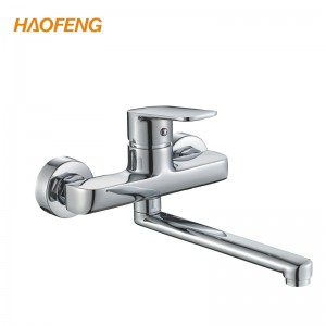 Doirteal te agus fuar cistine faucet-6407-T