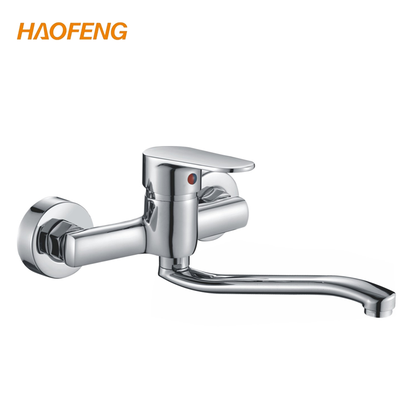 Doirteal te agus fuar cistine faucet-6907-F