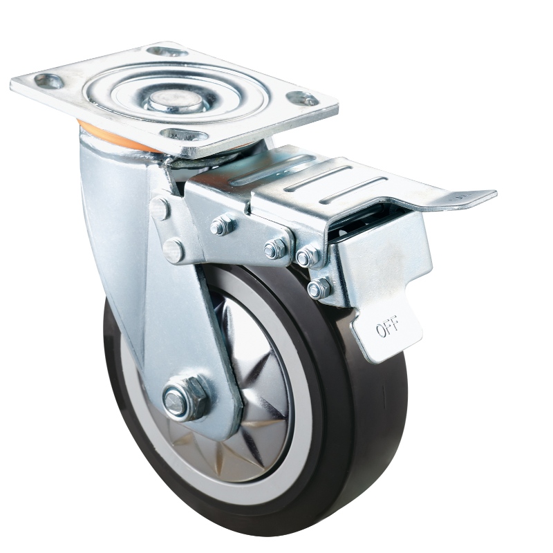 Dualgas Trom - Tithíocht Chrome plátáilte le roth TPE Black4