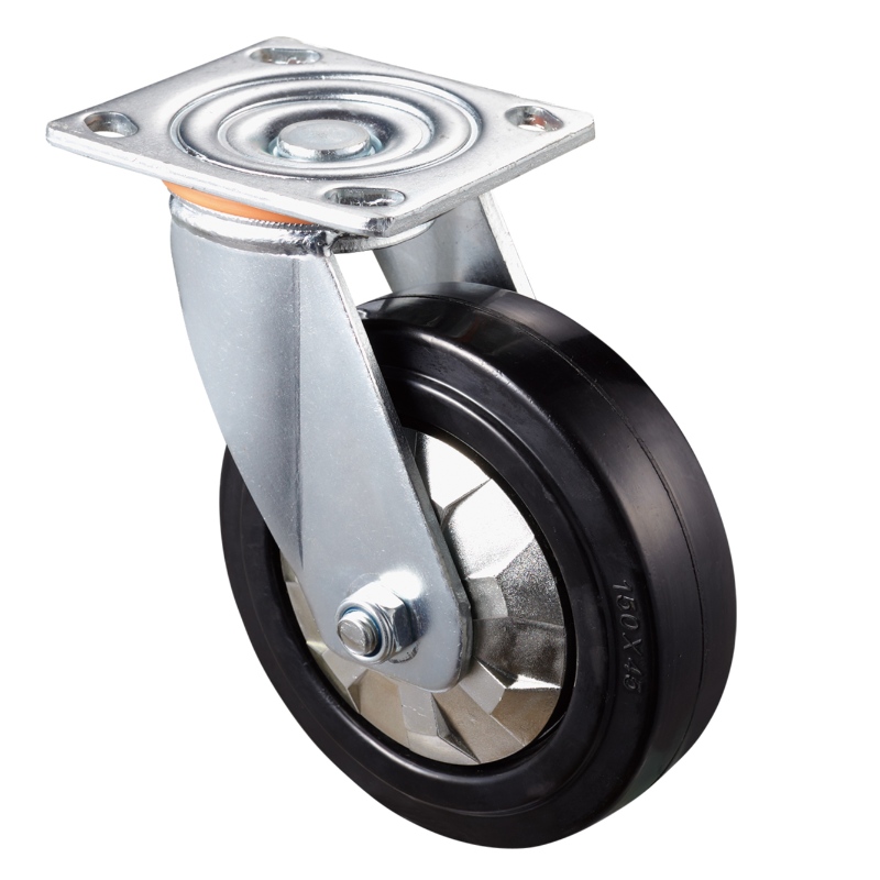 Dualgas Trom - Tithíocht Chrome plátáilte le roth TPE Black4