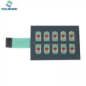 Athrú membrane saincheaptha OEM le keypad rubair titim