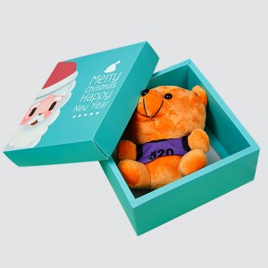 Bosca Bronntanais Cartúin Saoire na Nollag agus na Bliana Nua