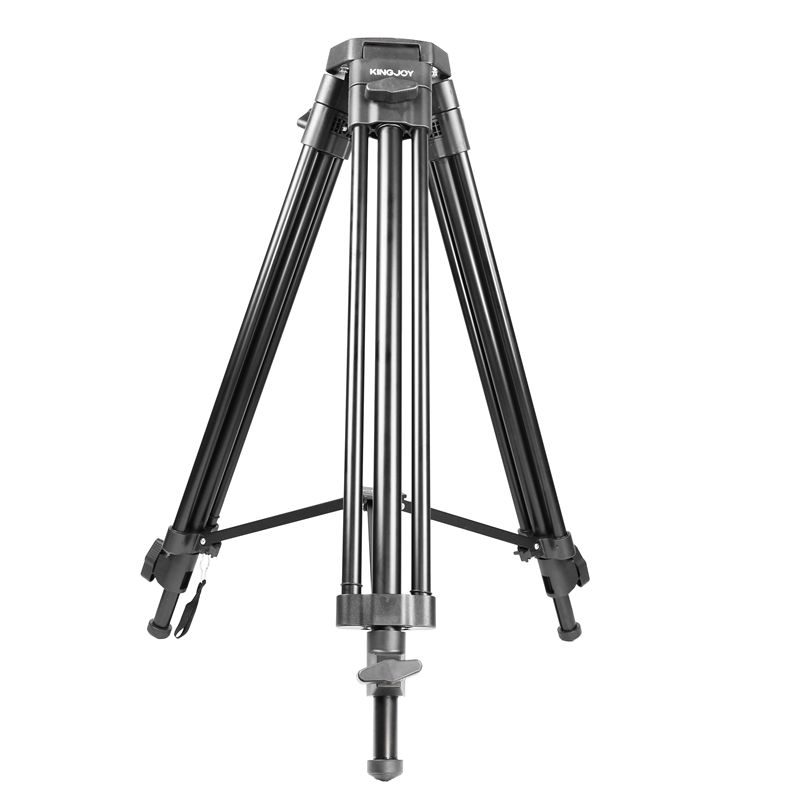 KINGJOY VT-2500 Gairmchlár Físeán Tripod 3-alt Gairmiúil Mg-Al Gairmiúil Camcorder