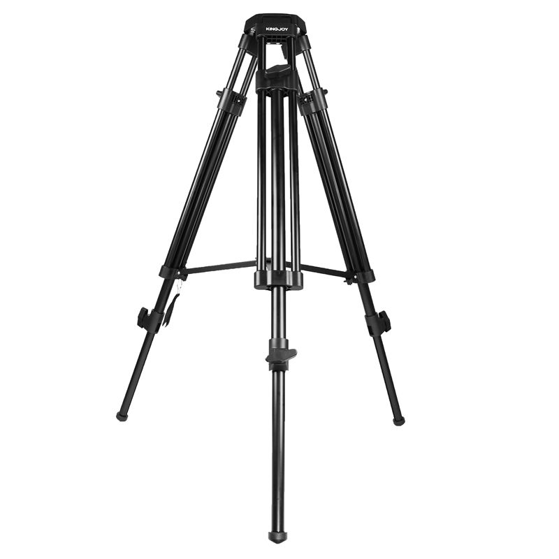 KINGJOY VT-2500 Gairmchlár Físeán Tripod 3-alt Gairmiúil Mg-Al Gairmiúil Camcorder