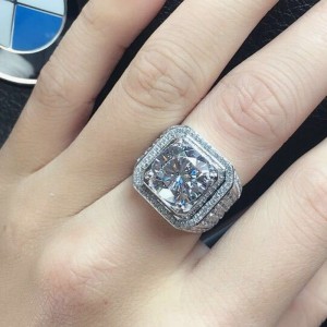 Fáinní fáinní fir fáinní zirconia ciúbach fir rannpháirtíocht 925 fáinní gealltanas sterling airgid do na fir fáinní bainise fir