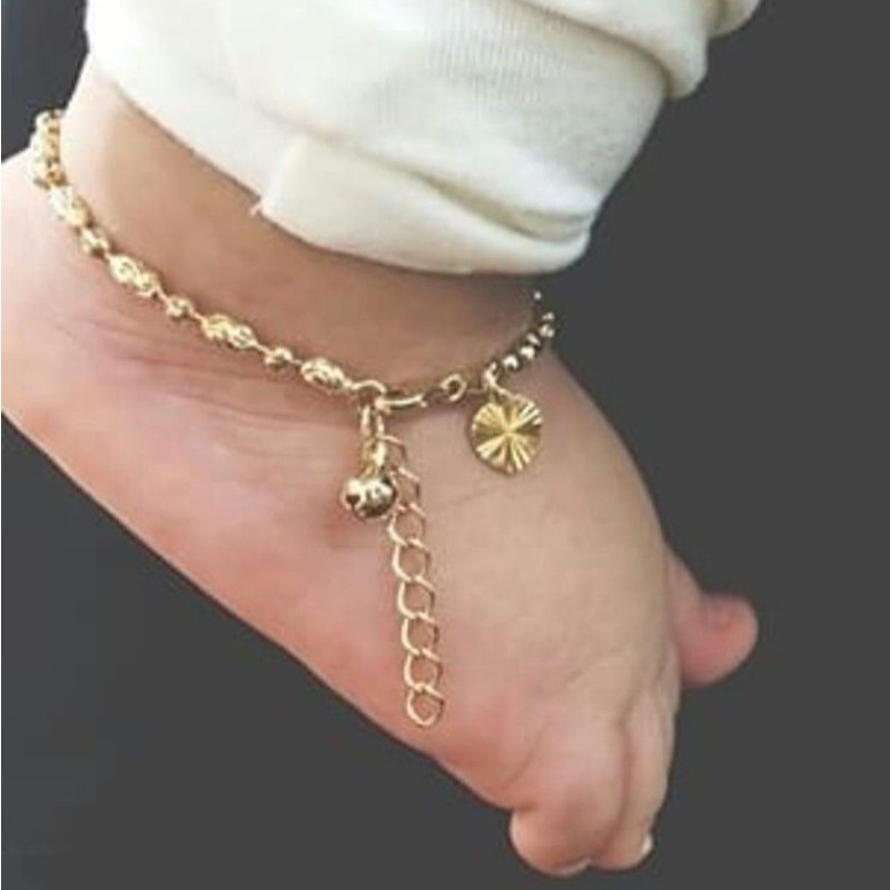Leanbh jewelry jewelry bronntanas leanbh chos shiúl na gcos 925 cloch sterling leanbh breosla bracelet