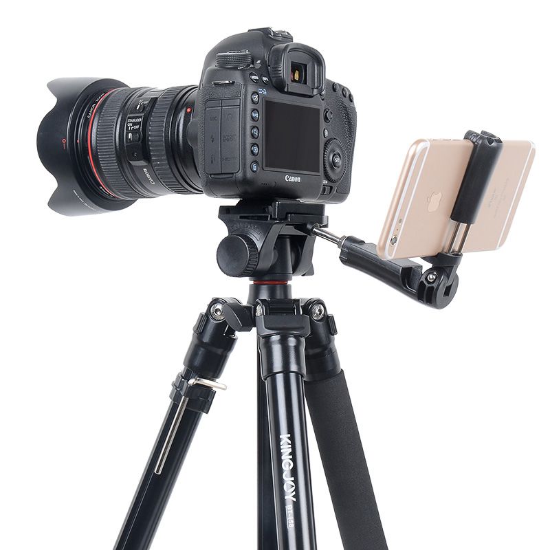 King-Mini Kit Tripod BT-158 le haghaidh Ceamara agus Fóin Chliste