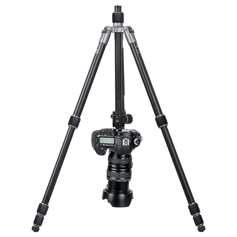 Tripod Fillteach Alúmanaim Gairmiúil Kingjoy A62 le Ceann T10 Próifíl Íseal le haghaidh ceamara