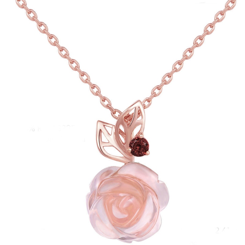 Rose muince pendant muince gemstone muince mná 925 STERLING SILVER 2020