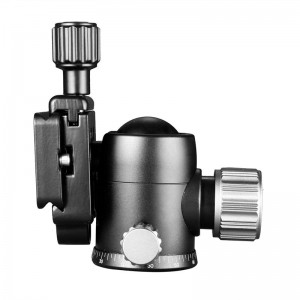 KINGJOY G0 dearadh nua ceann liathróid uainíochta 360 céim le pláta scaoilte tapa arca na hEilvéise