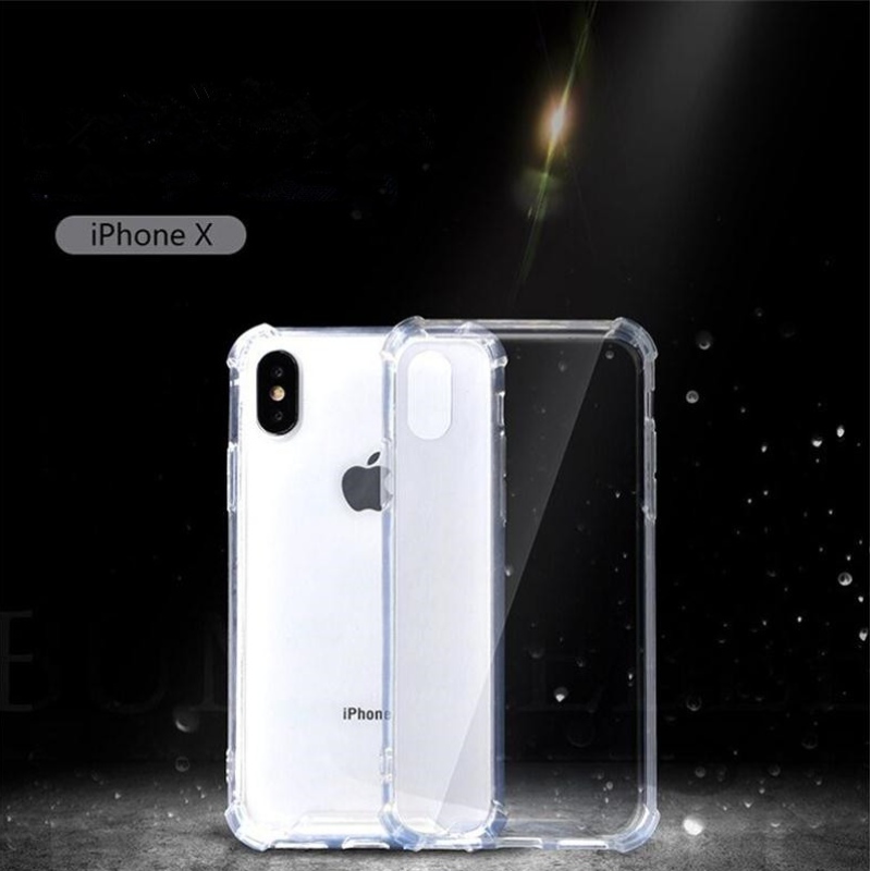 iPhone X / iPhone XS TPU + PC fón póca trédhearcach agus frith-thionchair